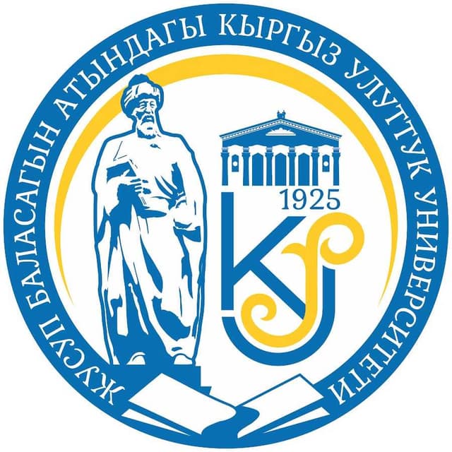 <table class="MsoNormalTable" border="0" cellpadding="0">
<tbody><tr>
<td style="padding:.75pt .75pt .75pt .75pt">
<p class="MsoNormal">Ж. Баласағын атындағы Қырғыз ұлттық университеті<o:p></o:p></p>
</td>
</tr>
</tbody></table>